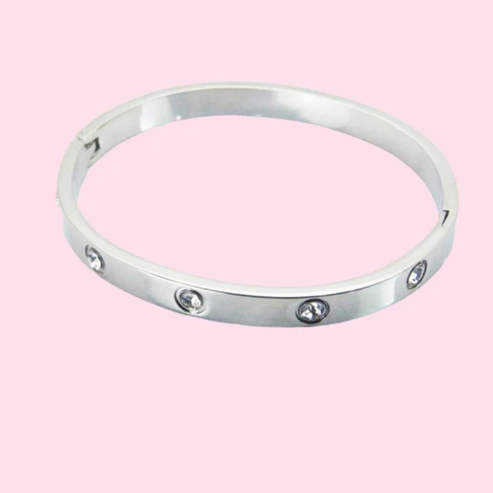 SILVER DIAMONDS BRACELET